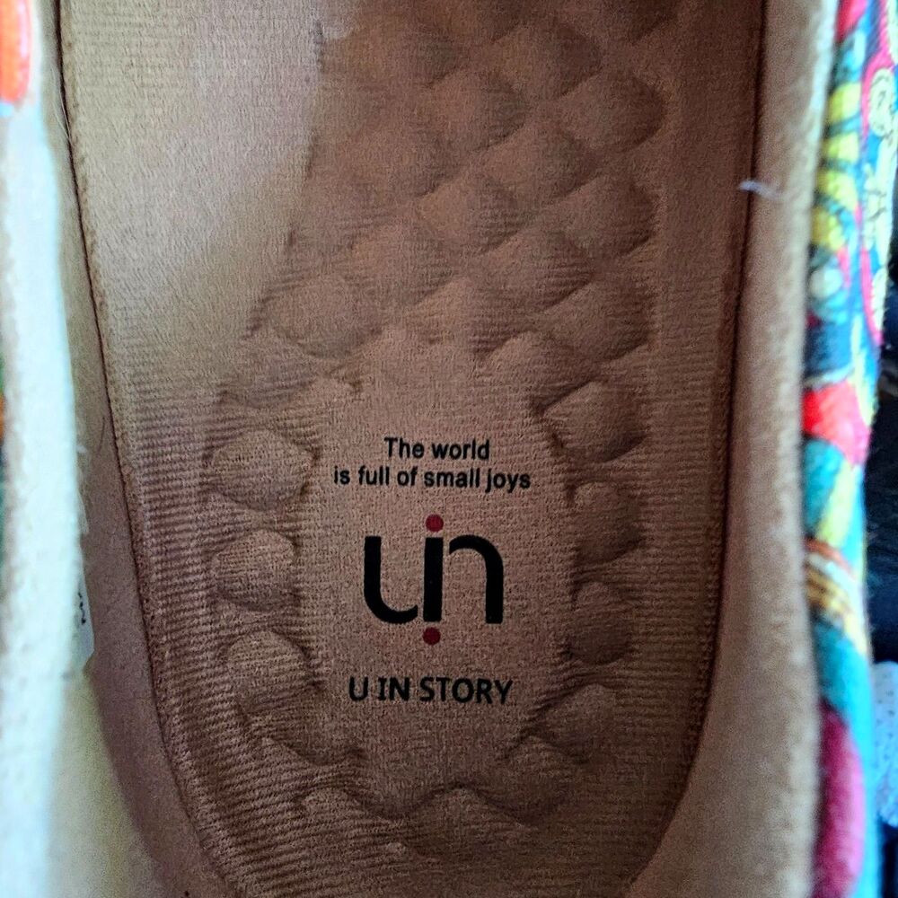 Uin U I N Colorful Pattern Psychedelic Canvas Sho… - image 7